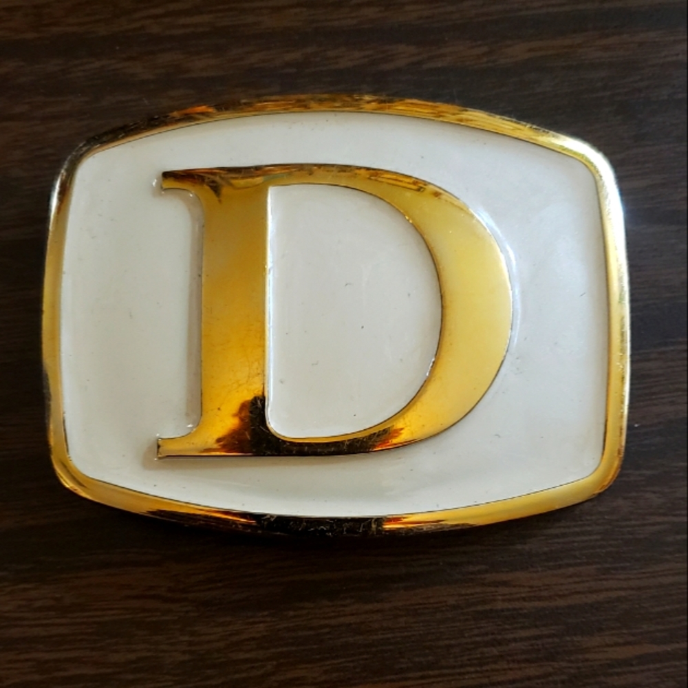 Large Initial Belt Buckle